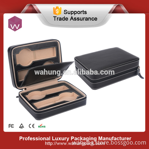 new design leatherette watch box traveling watch collection